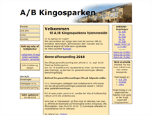 Tablet Screenshot of kingosparken.dk